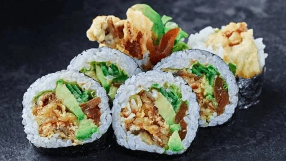 Futomaki Węgorz w Tempurze