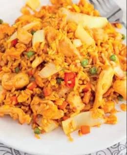 Ryż smażony z krewetkami