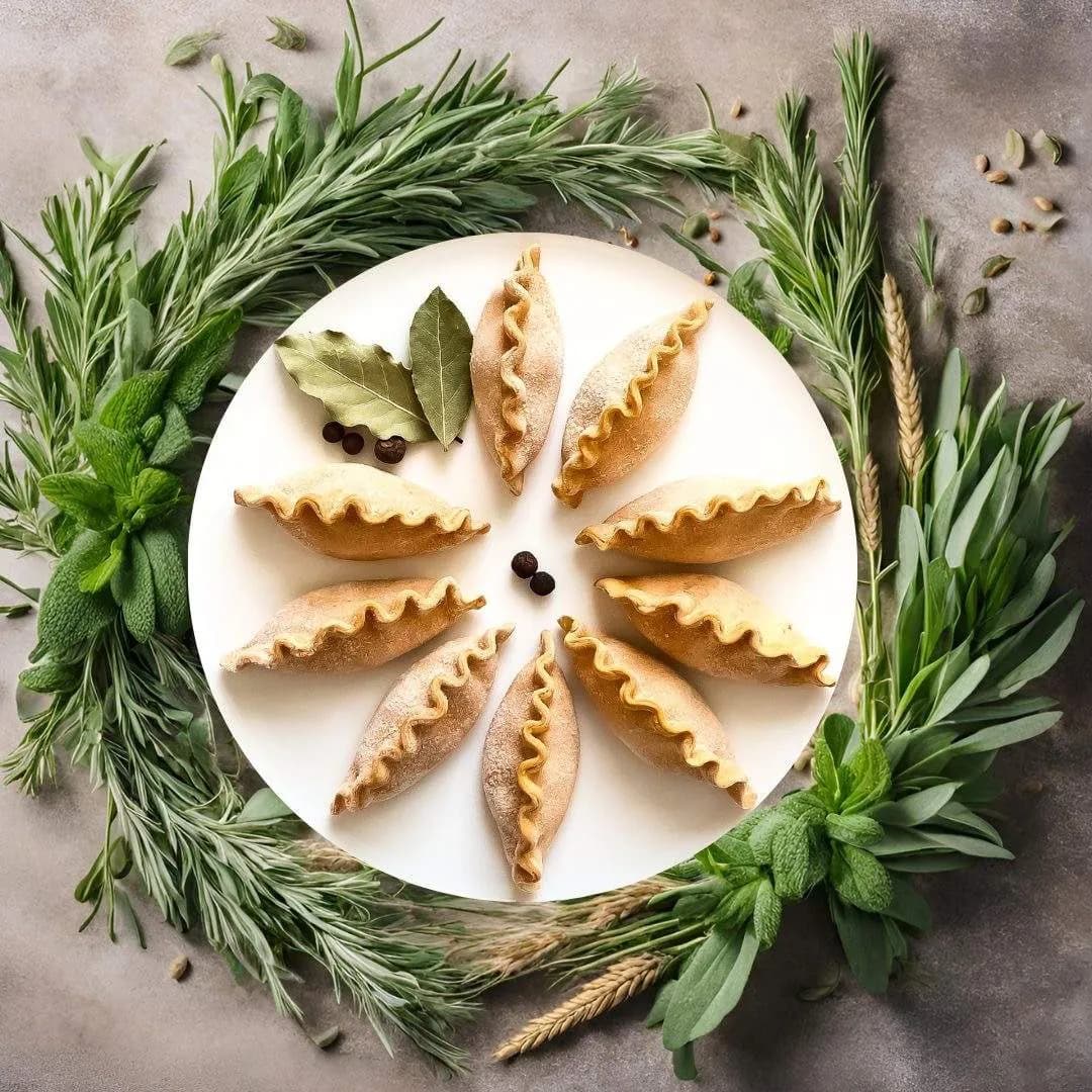 Pierożki z papryką i pomidorami - 9 szt. (gotowane)