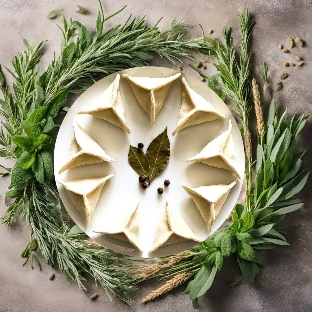 Dim sum z krewetką i miętą - 9 szt. (gotowane)