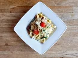 Tagliatelle con pollo