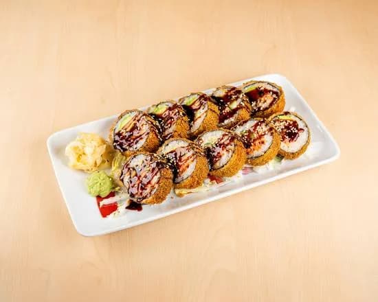 Big Baked Crunchy Sake Roll