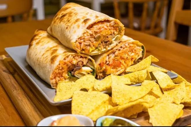 Burrito mit Pulled Pork