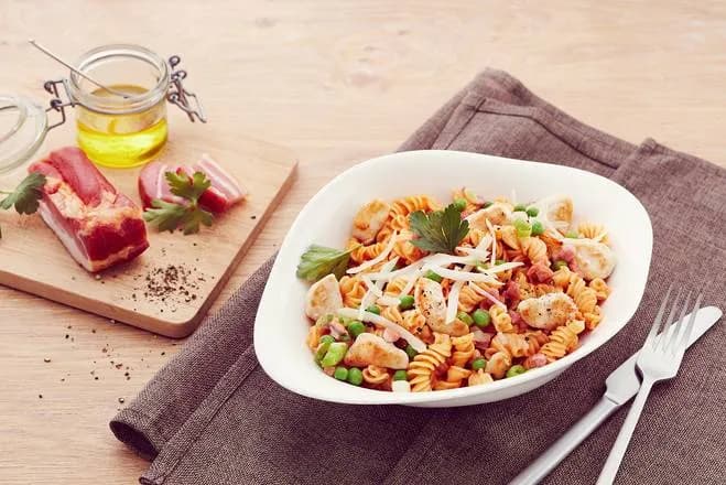 Chicken Cognack z Makaronem Campanelle