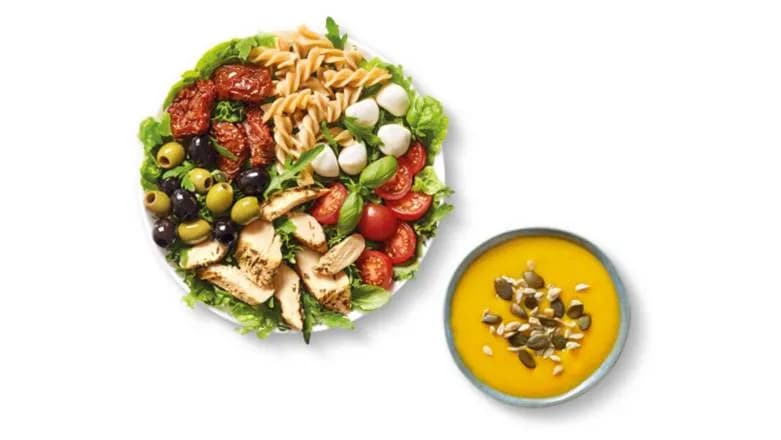 Sałatka Neapolitana + Zupa