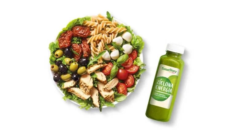 Sałatka Neapolitana + Sok