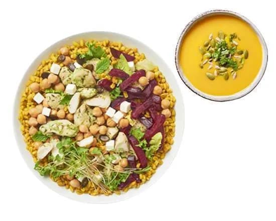 Bowl Kurczak Pęczak + Zupa