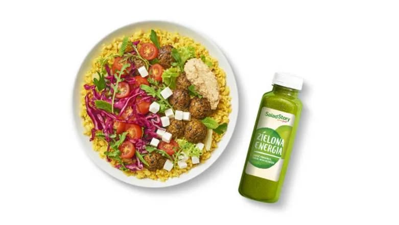 Bowl Hummus Falafel + Sok