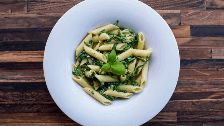 Vege Penne spinachi 🌿