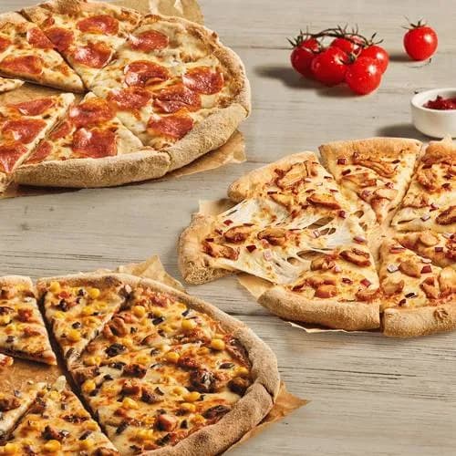 3 X ŚREDNIA PIZZA: 31,99/SZT.