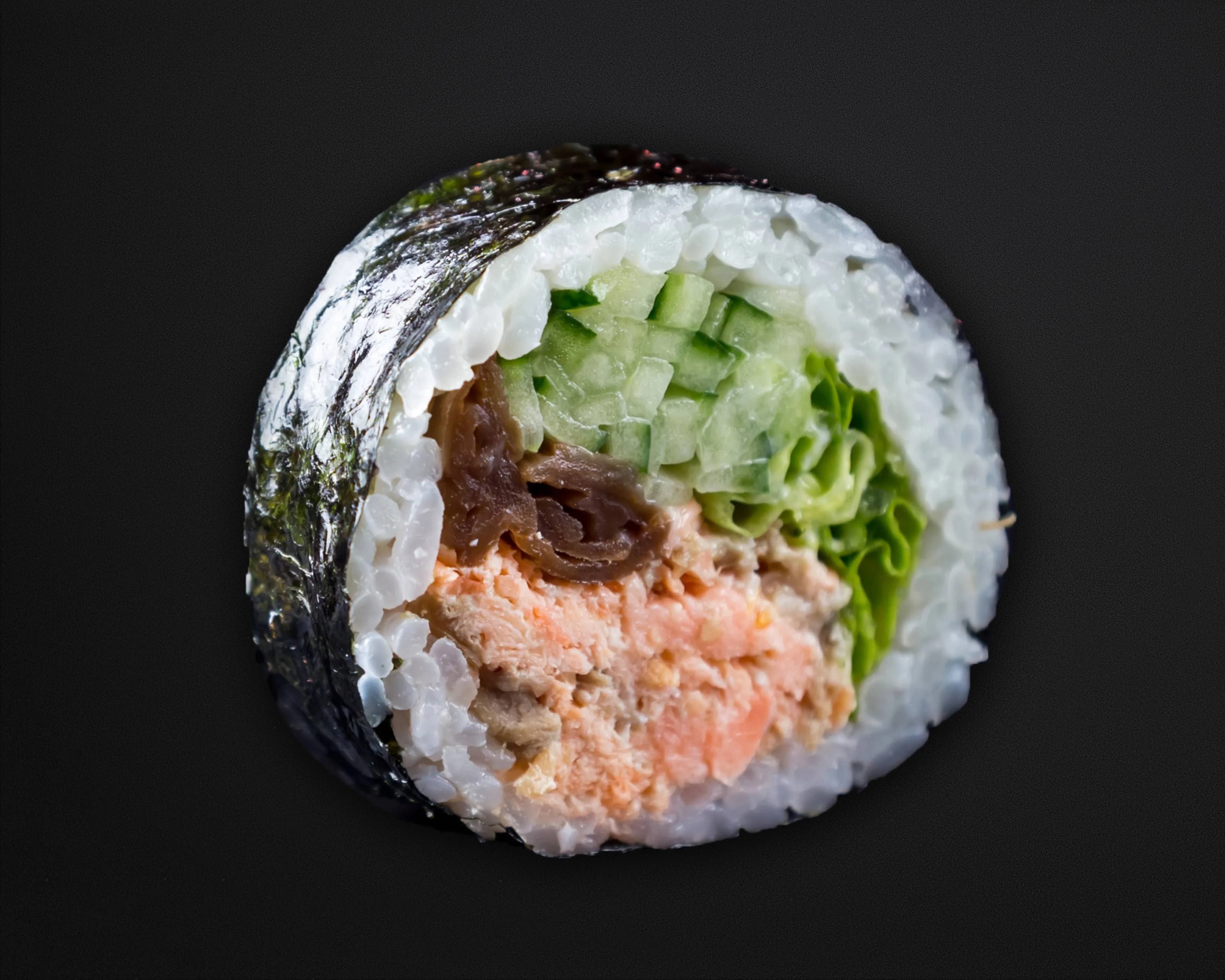 Futomaki z Grillowanym Łososiem