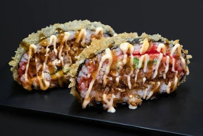 Sushi Burger z Grillowanym Łososiem
