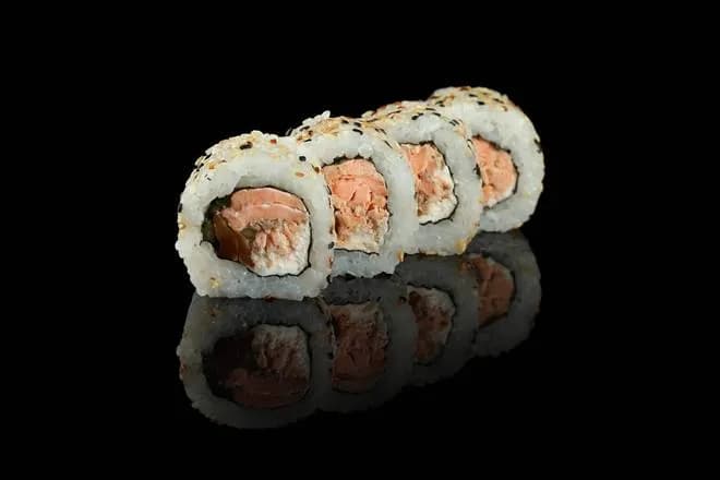 Uramaki Łosoś Grill w Sezamie (8 sztuk)