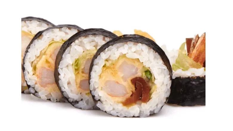 FUTOMAKI KREWETKA W TEMPURZE