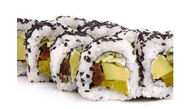 CALIFORNIA URAMAKI WEGETARIAŃSKIE 8 SZT