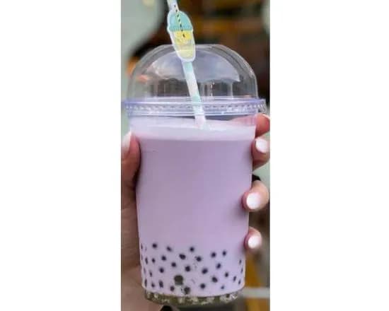 Bubble tea czarna o smaku jagody
