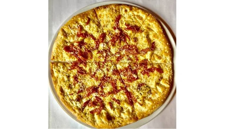 Chlebek foccacia z pepperoni