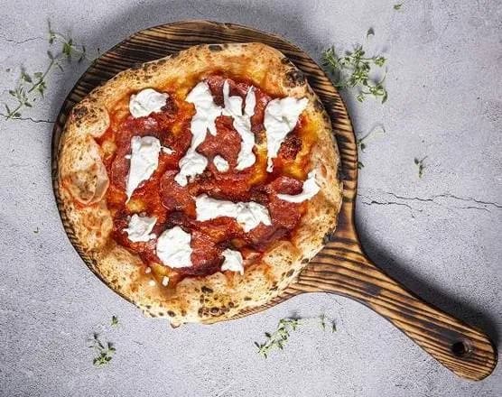 PIzza Burrata Piccante