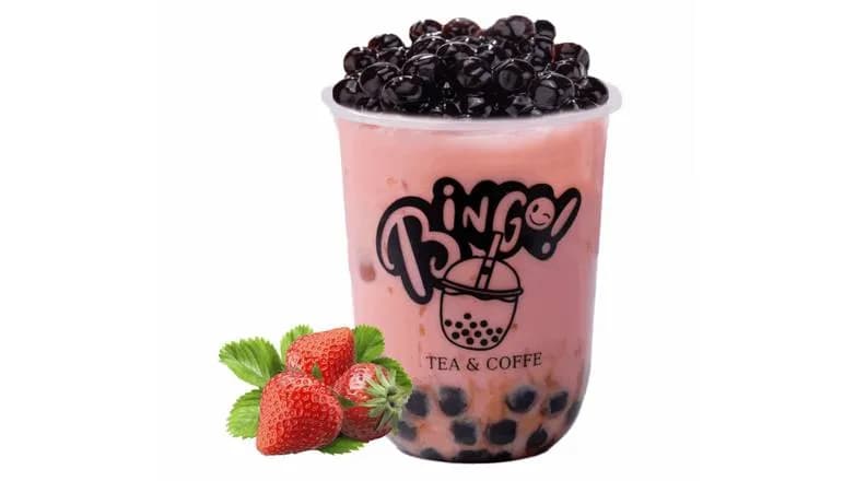 Herbata Mleczna - Truskawkowa