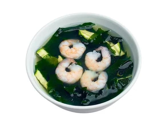 Zupa MISO z krewetkami