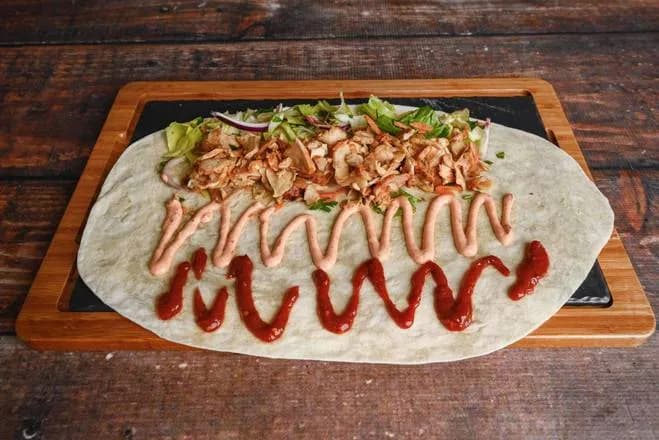 Kebab Lawasz z Kurczakiem