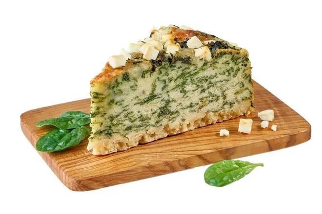 Quiche z serem i szpinakiem