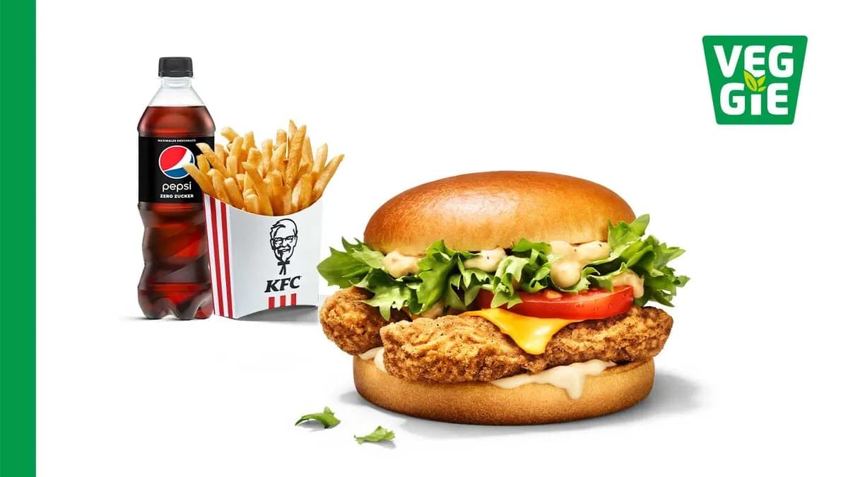 Colonel Veggie Burger Menü