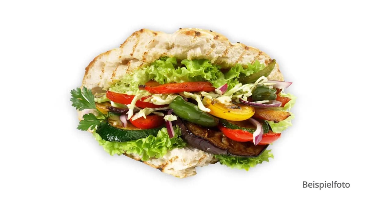 70. Vegetarian Döner Kebab with Cheese