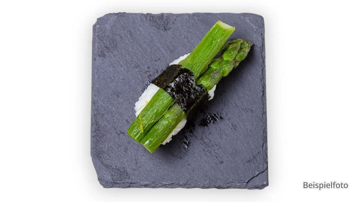 10. Asparagus Nigiri
