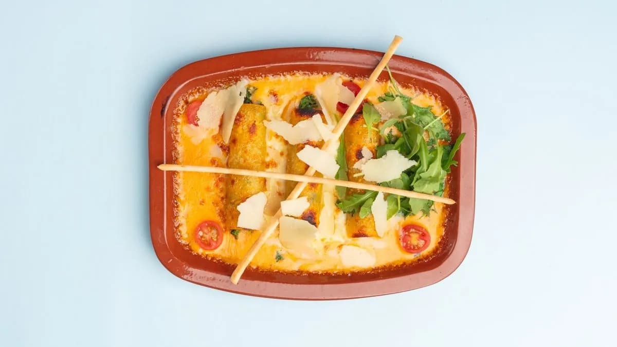 261. Canneloni con Ricotta e Spinaci