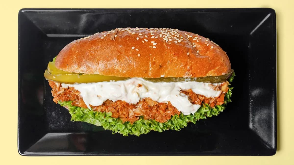 Vegetarisch Pulled Sandwich