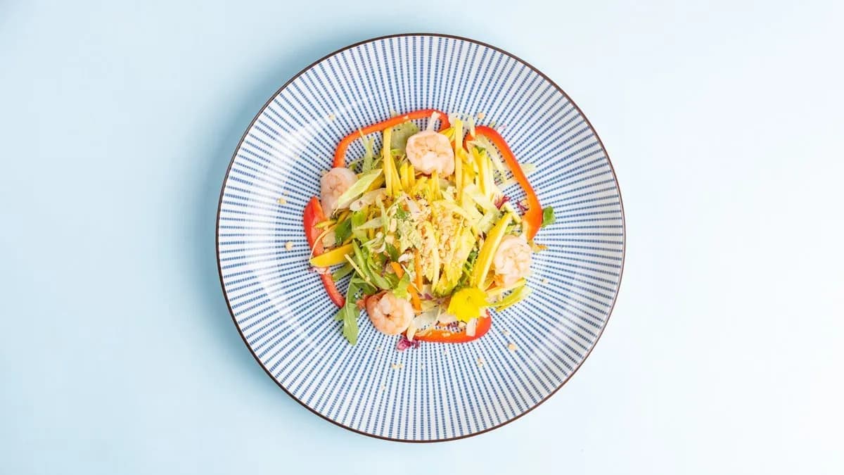 S20. Mango-Garnelen Salat