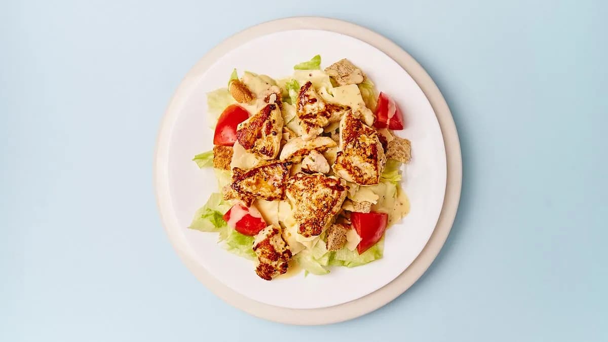 Caesar Salat mit Hähnchen