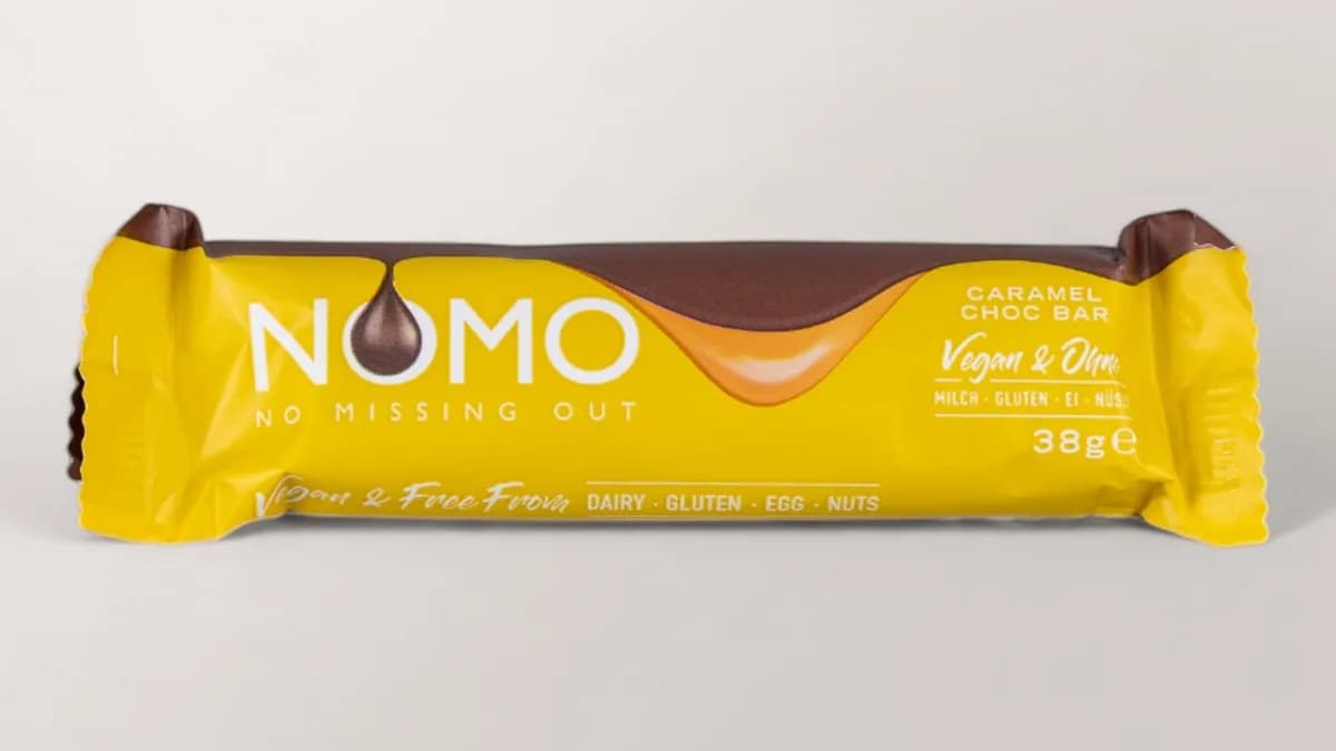 Nomo Caramel Chocolate Bar 38 g