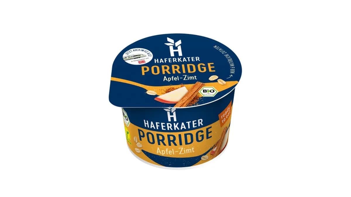 Haferkater Porridge Apfel-Zimt
