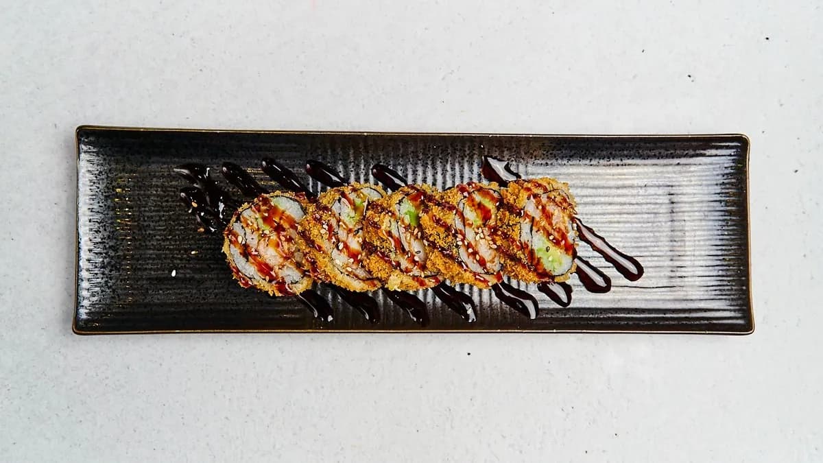 52. Salmon Skin Tempura