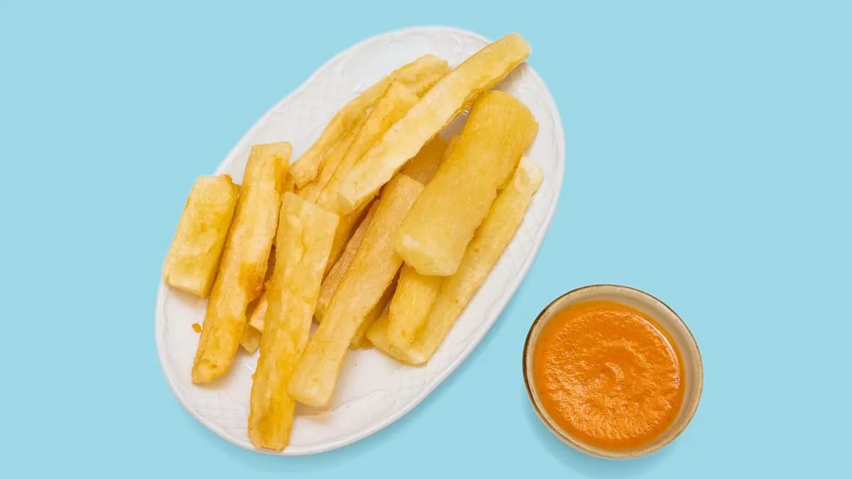 Yuca Frita Frittierter Maniok