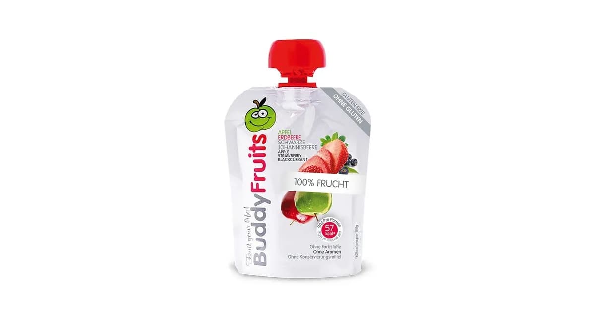 Buddy Fruits Apple & Strawberry 90g