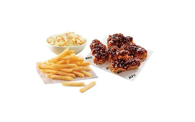 5 Whisky Wings + Normán Sült Burgonya + Káposztasaláta