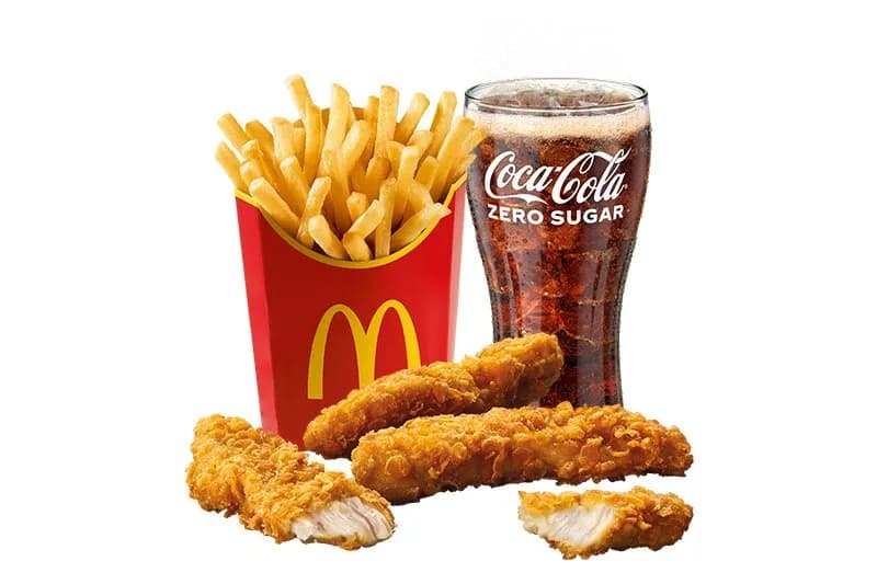 Ropogós csirkemellcsíkok McMenü Plusz