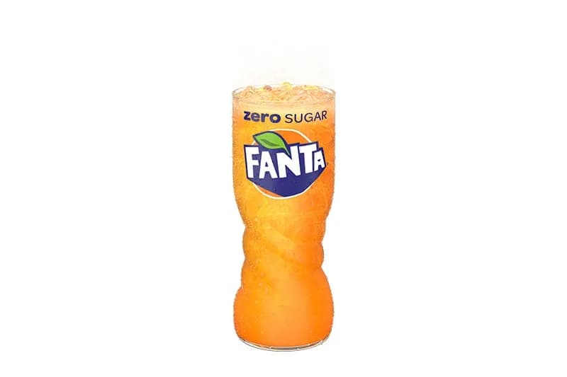 Fanta Narancs Zero 0,4l - Édesítőszerekkel, fenilalanin-forrást tartalmaz 