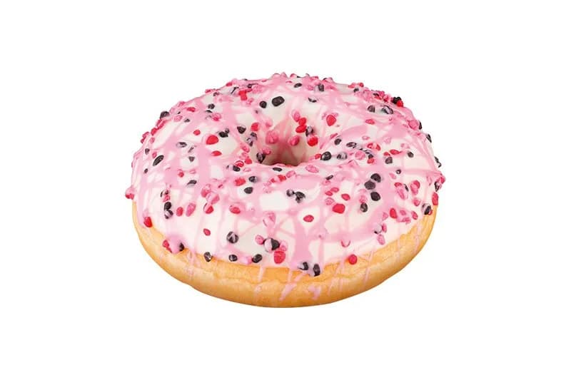 Málnás sajttorta ízű fánk