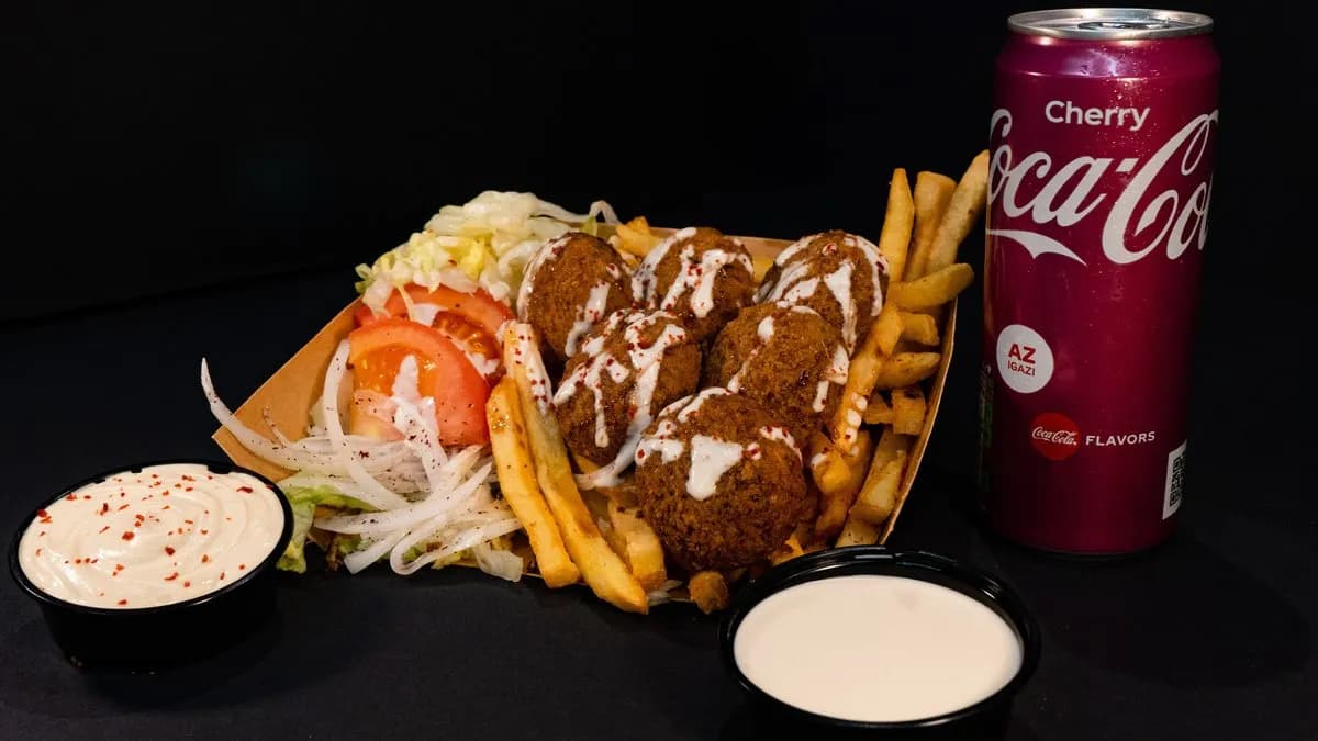 Falafel Tál Menü (Nagy)