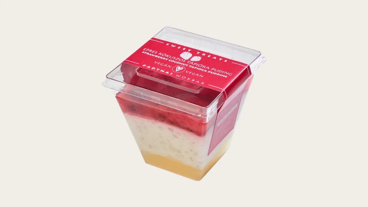 Epres-kókuszos tápióka puding