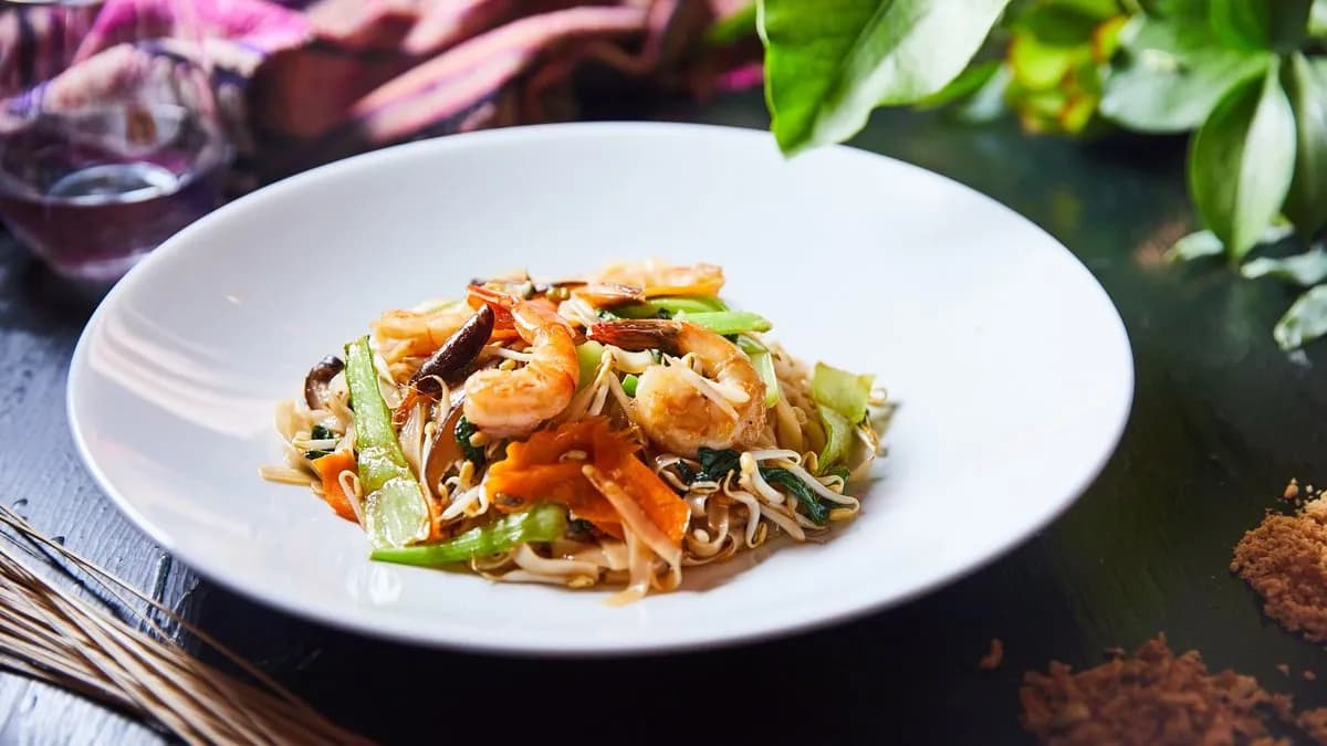 Sült phở tészta - csirke
