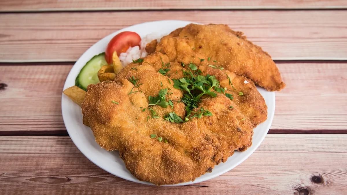 Orias rantott csirke+köret