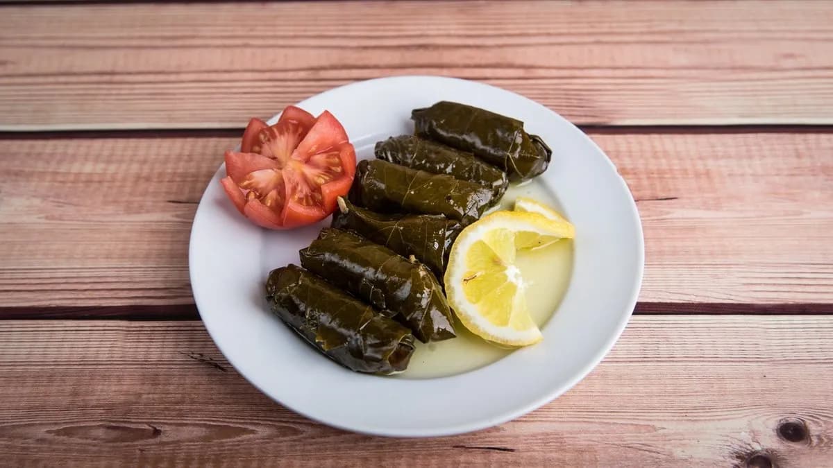 Töltött szőlőlevél 5db