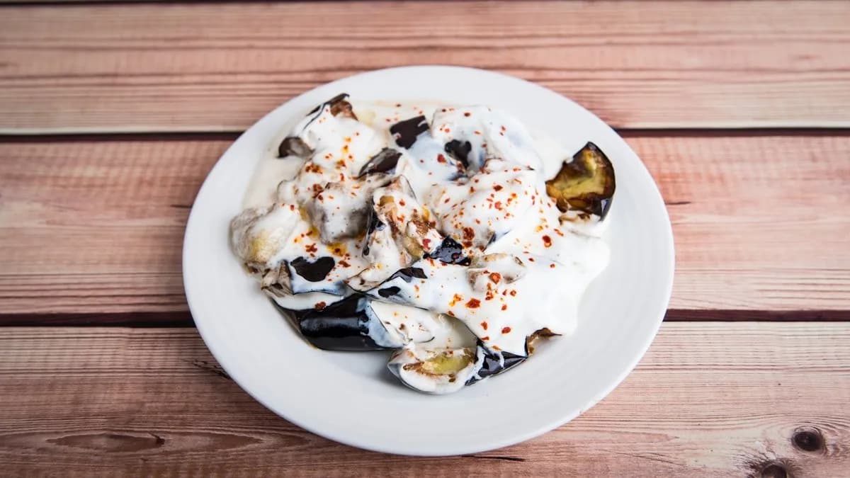 Yoghurtos padlizsán