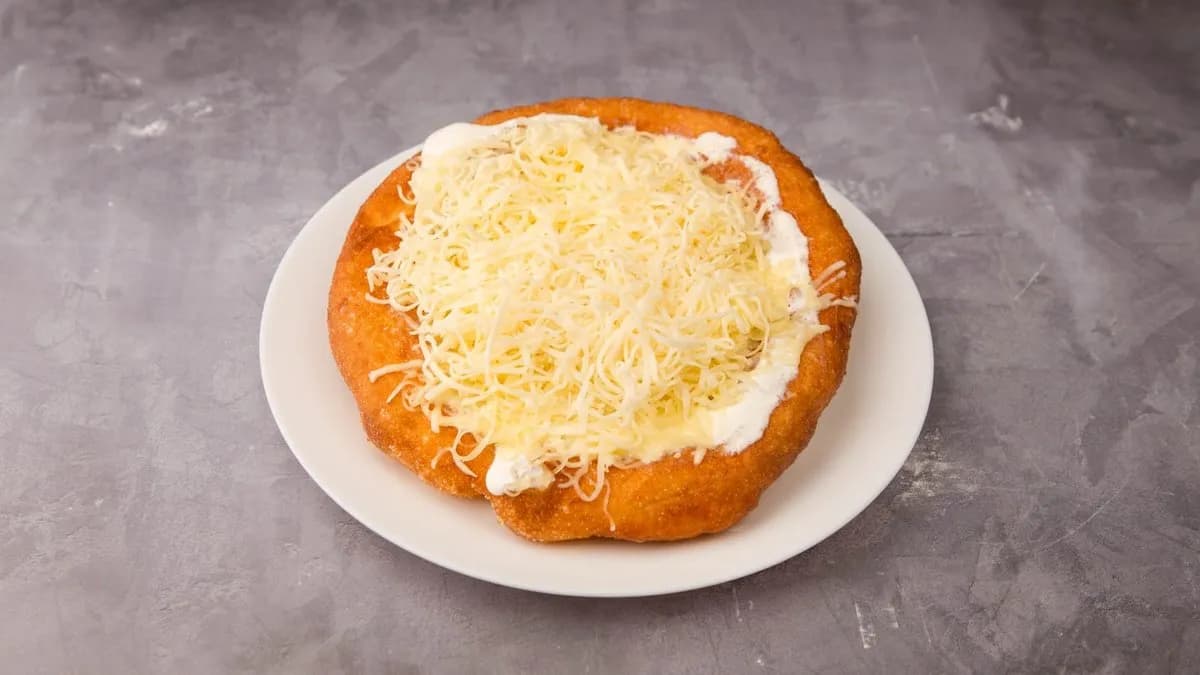 Vegán alap Sajtos-Tejfölös Lángos