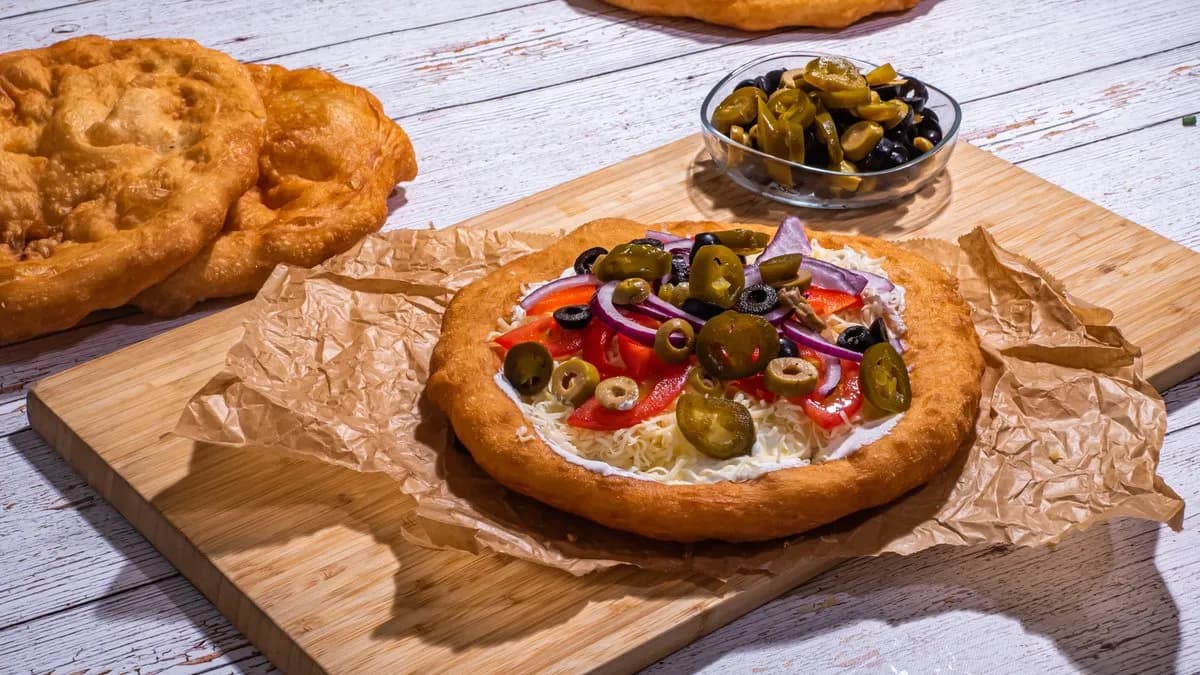 Gluténmentes Vegetáriánus Lángos